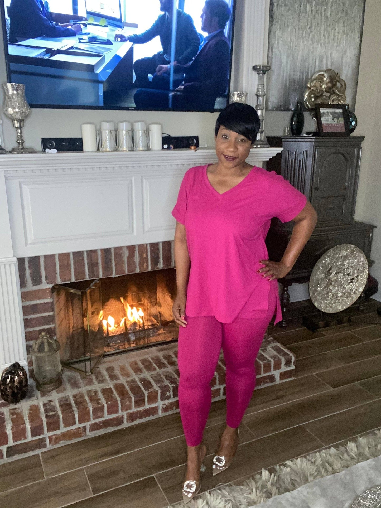 Weekend Lounge Set (Magenta)