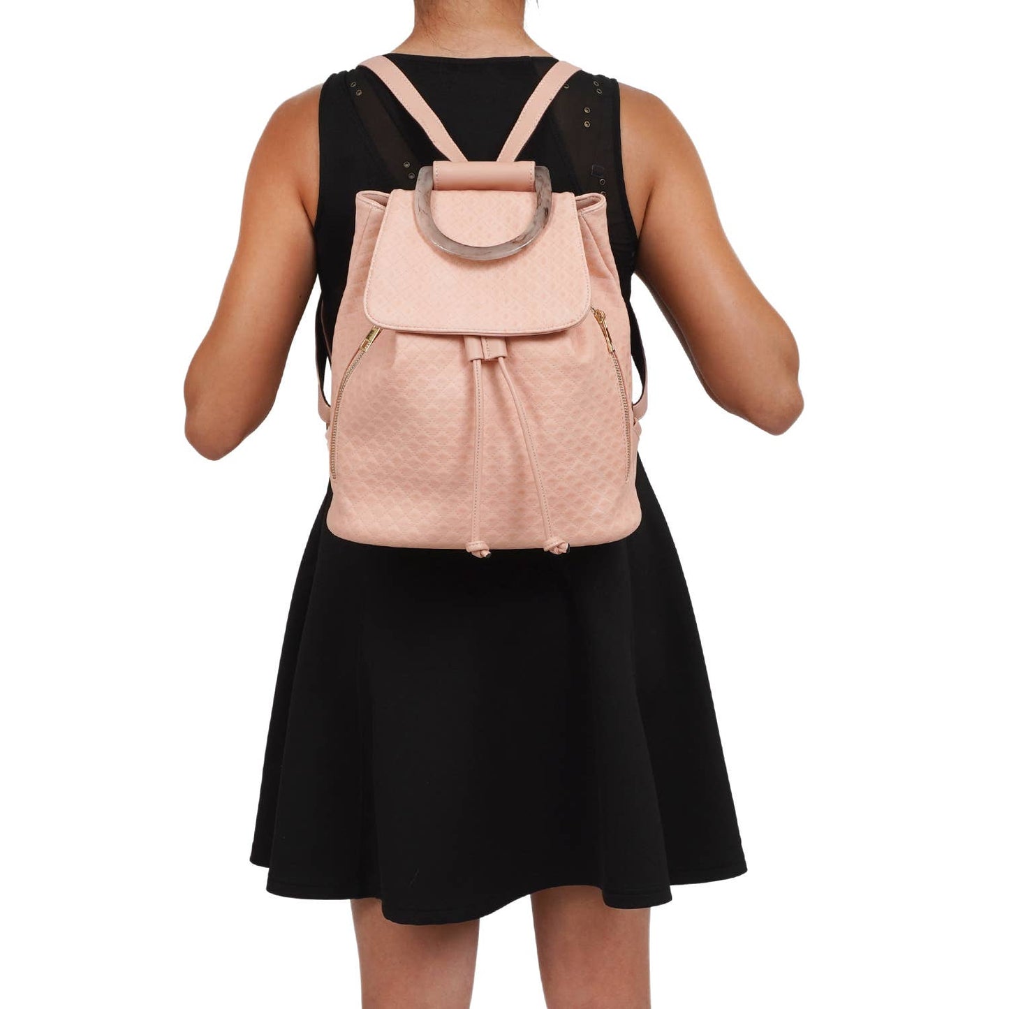 Jordana Diamond Quilted Backpack