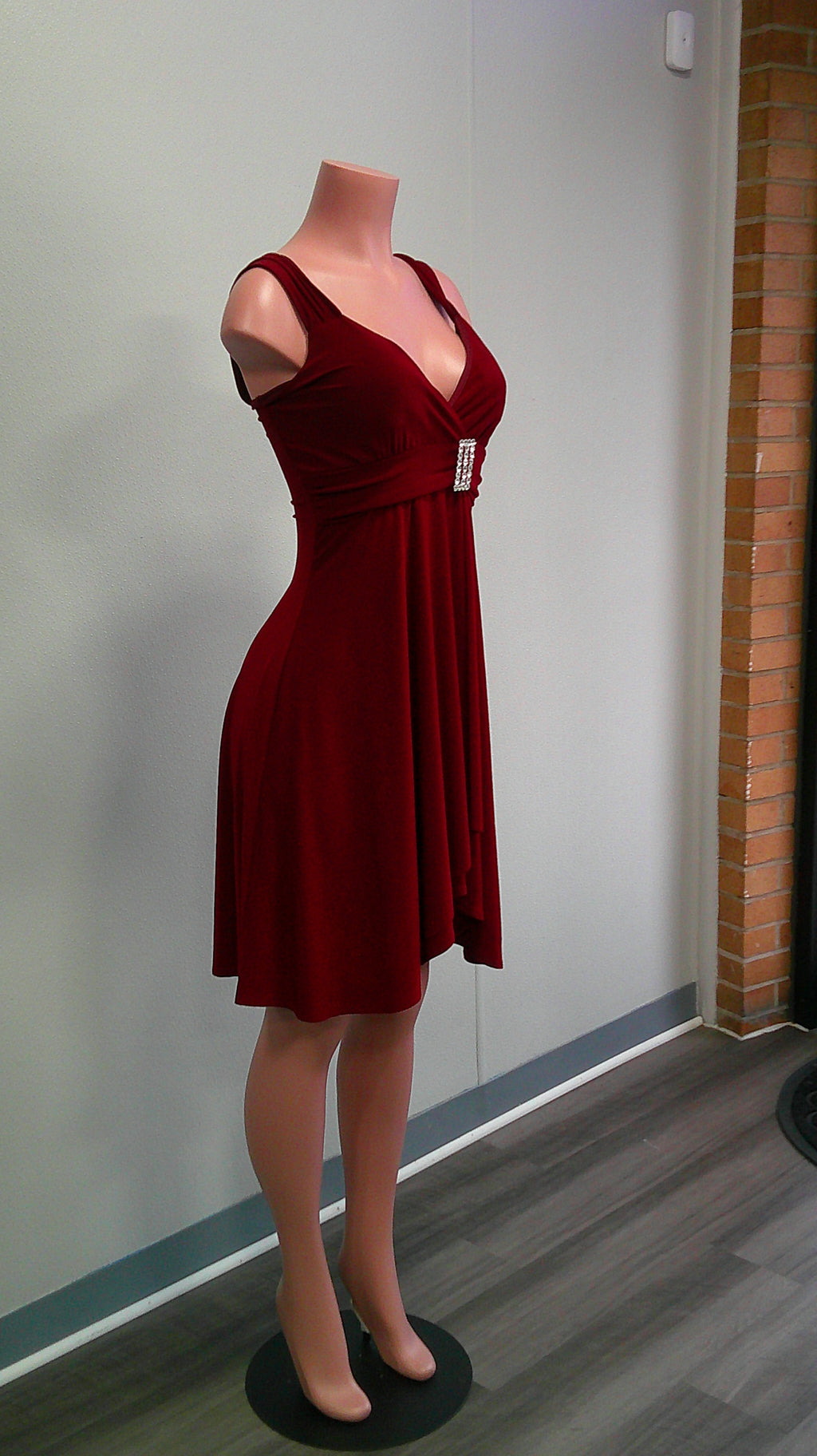 Burgundy Sexy Party Dress