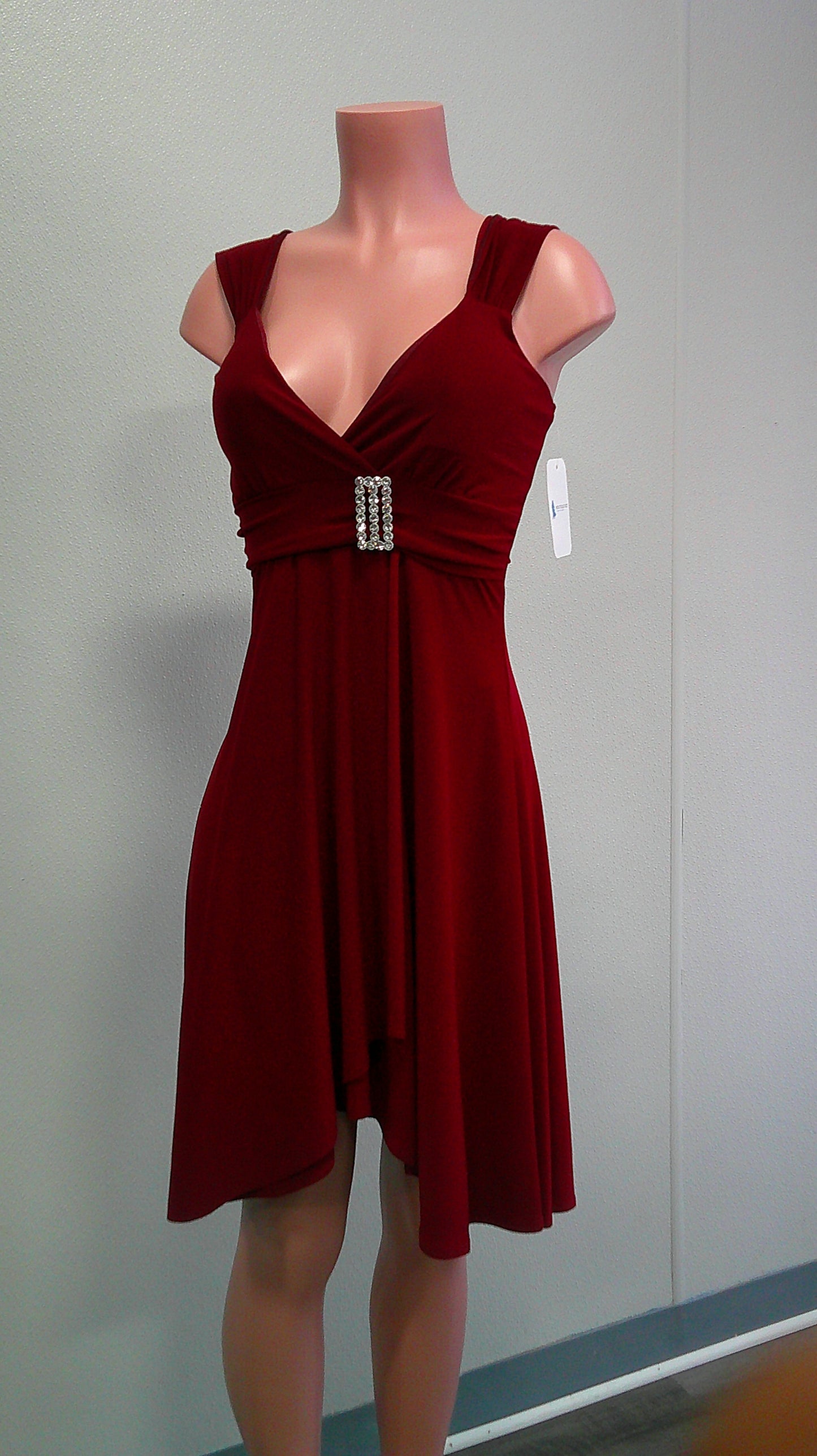 Burgundy Sexy Prom Party Dress