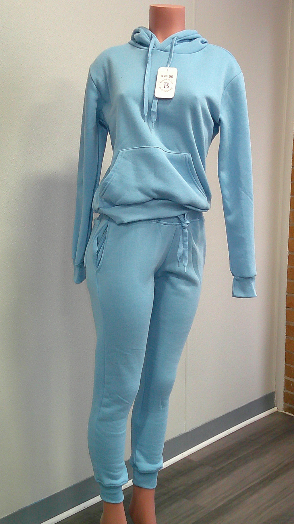 Women Two-piece Hooded Sweat Suit Jogging Set