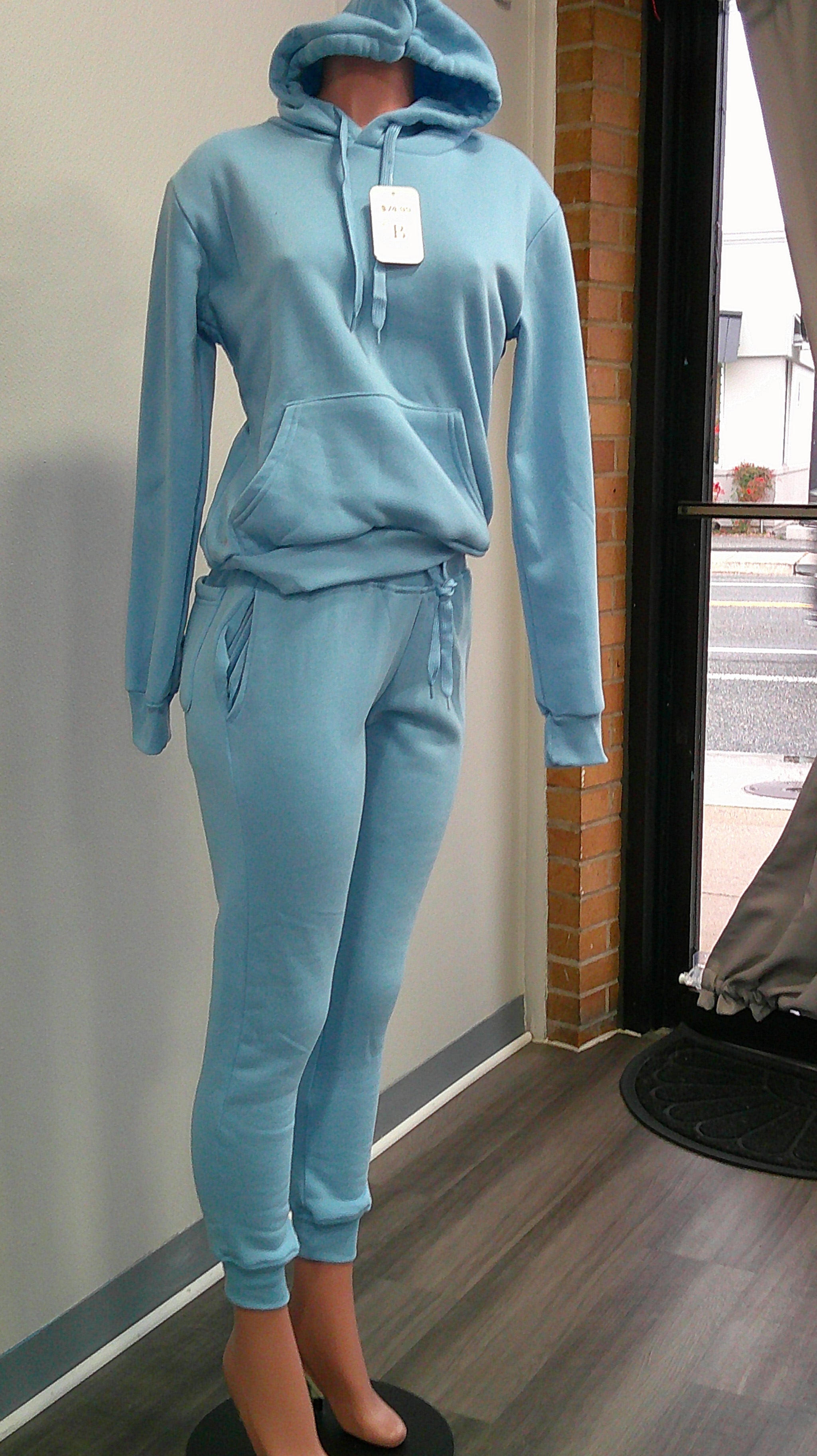 Women Two-piece Hooded Sweat Suit Jogging Set