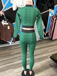 Geo Athletic Two-Piece Set