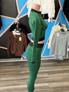 Geo Athletic Two-Piece Set