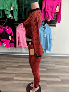 Geo Athletic Two-Piece Set