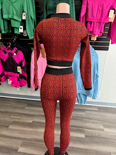 Geo Athletic Two-Piece Set