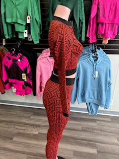 Geo Athletic Two-Piece Set