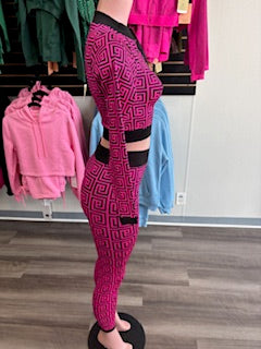 Geo Athletic Two-Piece Set