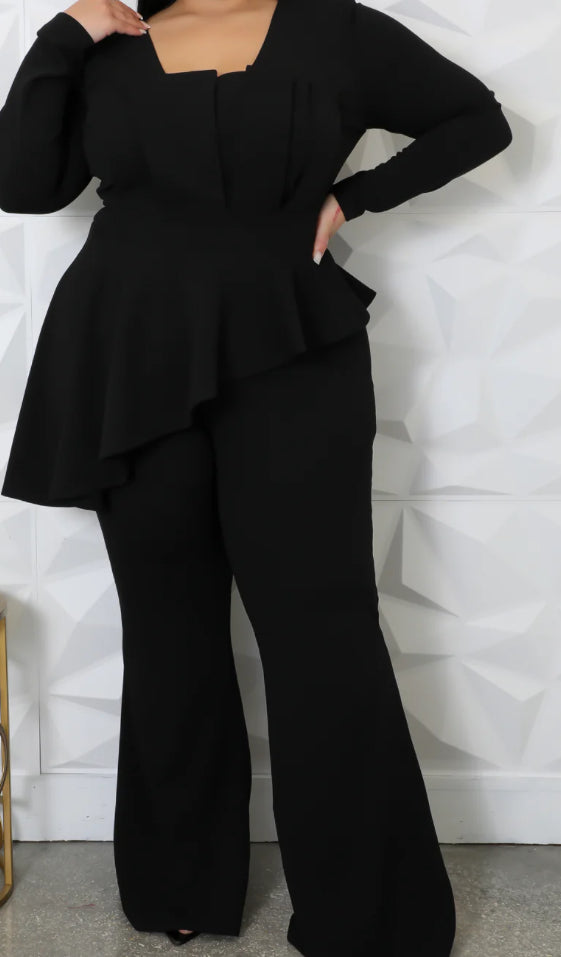 Plus Size 2 Piece long sleeve Symphony Sexy Suit Set