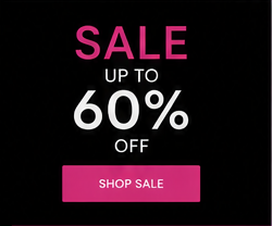 Sale up to 60 percent off